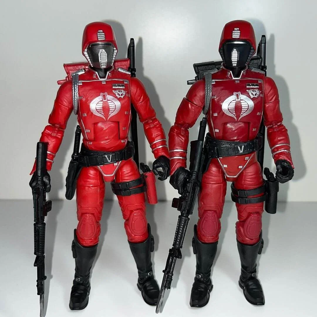Crimson Guard Retro GI Joe Classified Series Comparison