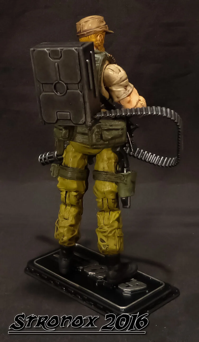 Custom Rock N Roll Version 2 GI Joe Classified Series Concept Back