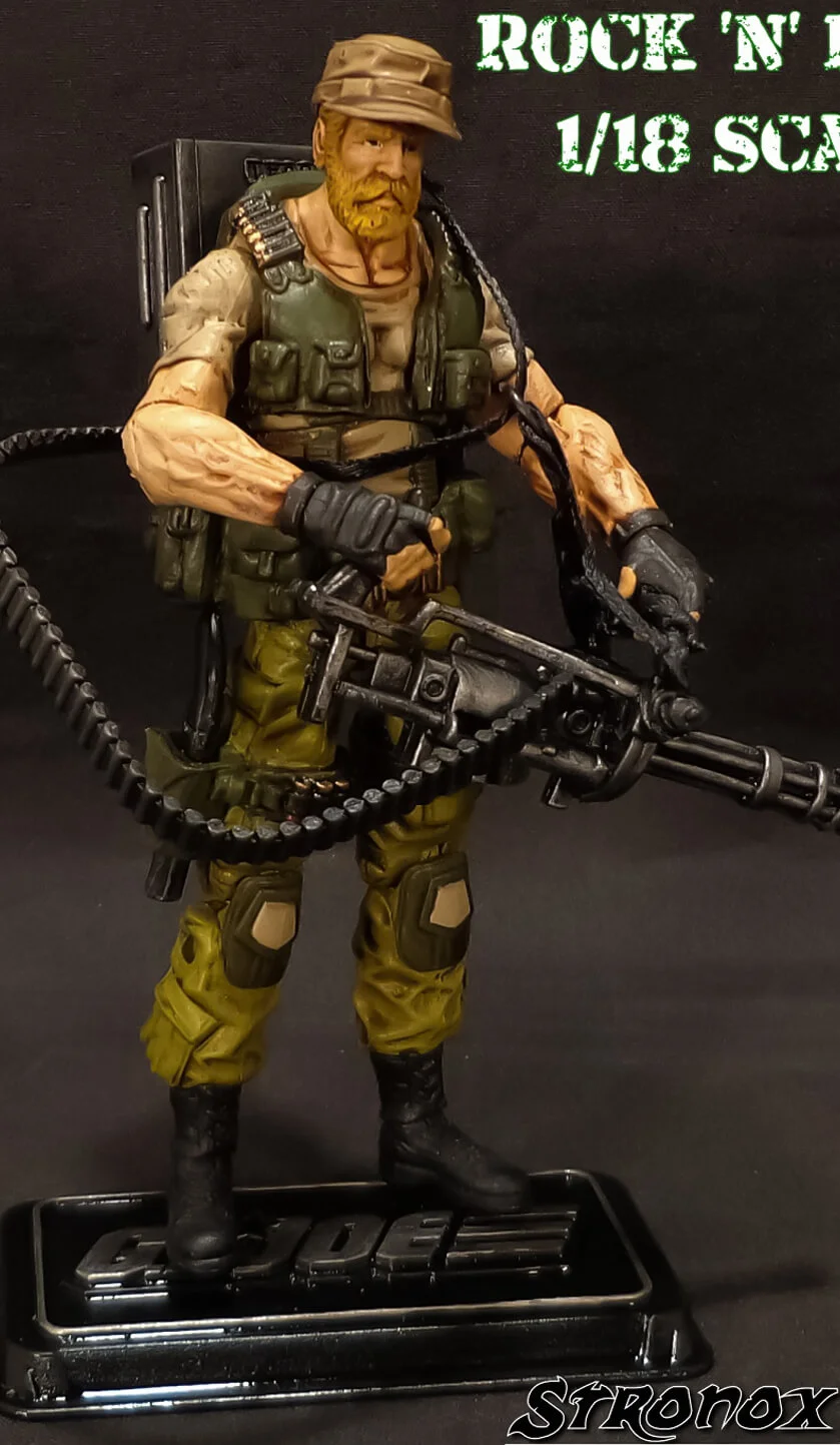 Custom Rock N Roll Version 2 GI Joe Classified Series Concept Front