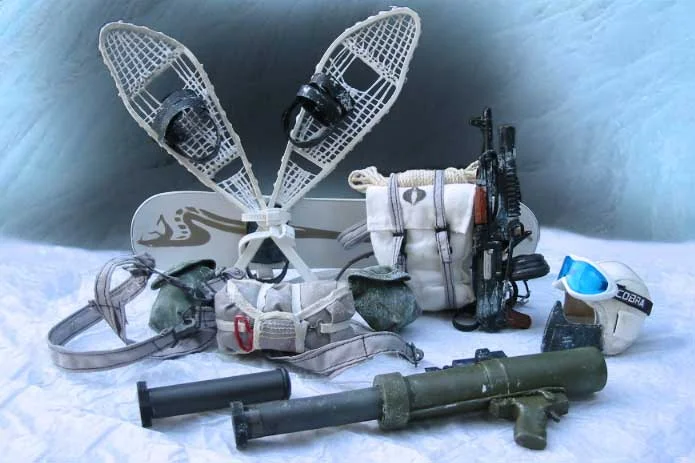 Custom Snow Serpent GI Joe Classified Series Pack Out Twisted Plastic