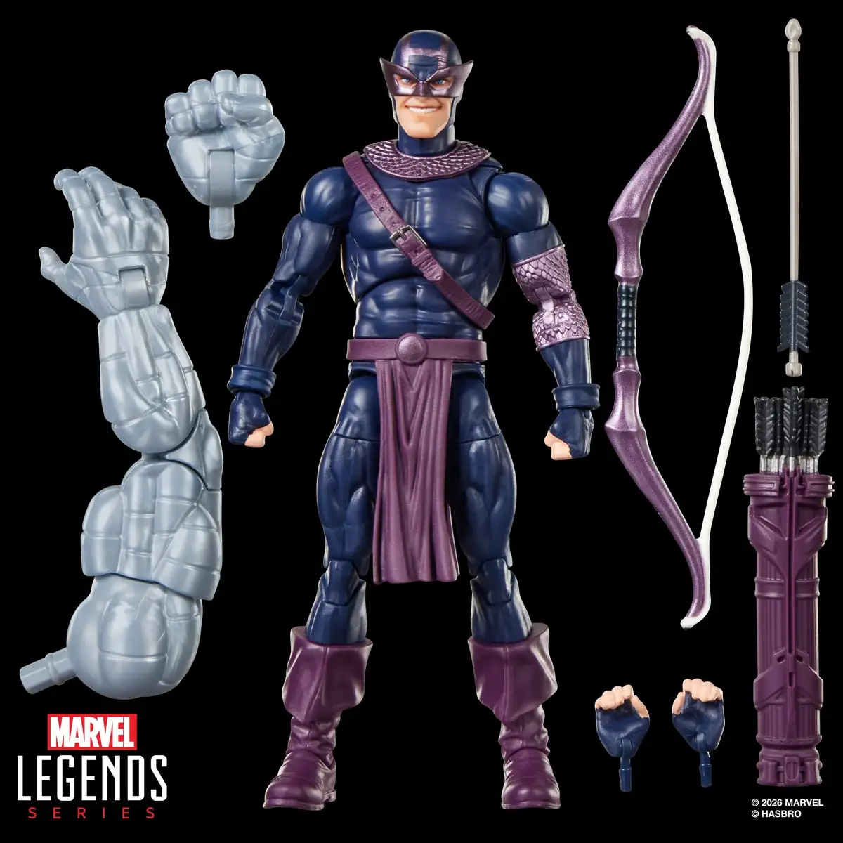 Dark Avengers Marvel Legends Dark Avengers Hawkeye Action Figure 09