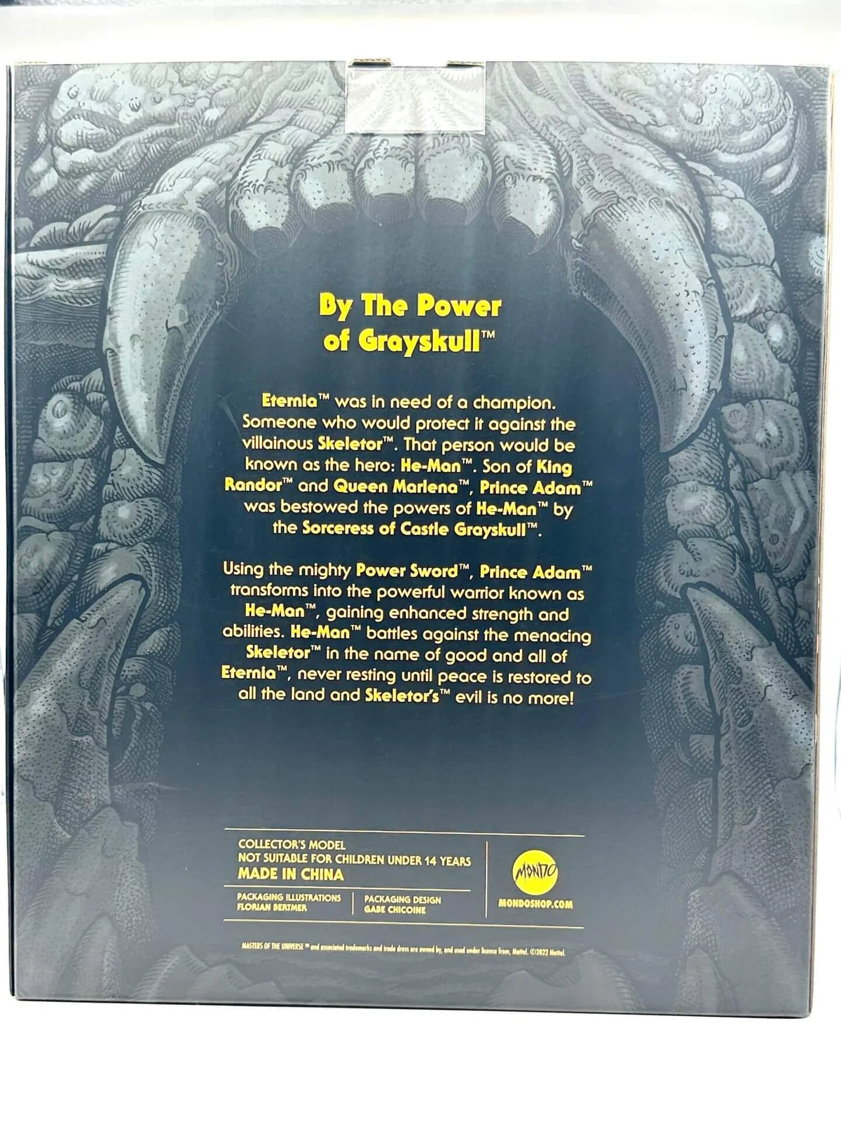 Deluxe Mondo He-Man Timed Edition Box Back