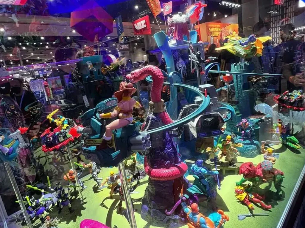 Eternia Playset MOTU Origins SDCC 2022 Angle View