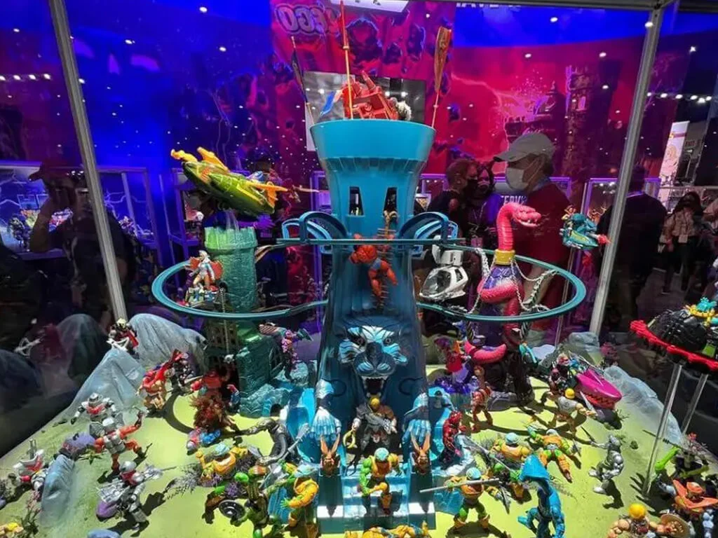 Eternia Playset Mattel Booth SDCC 2022