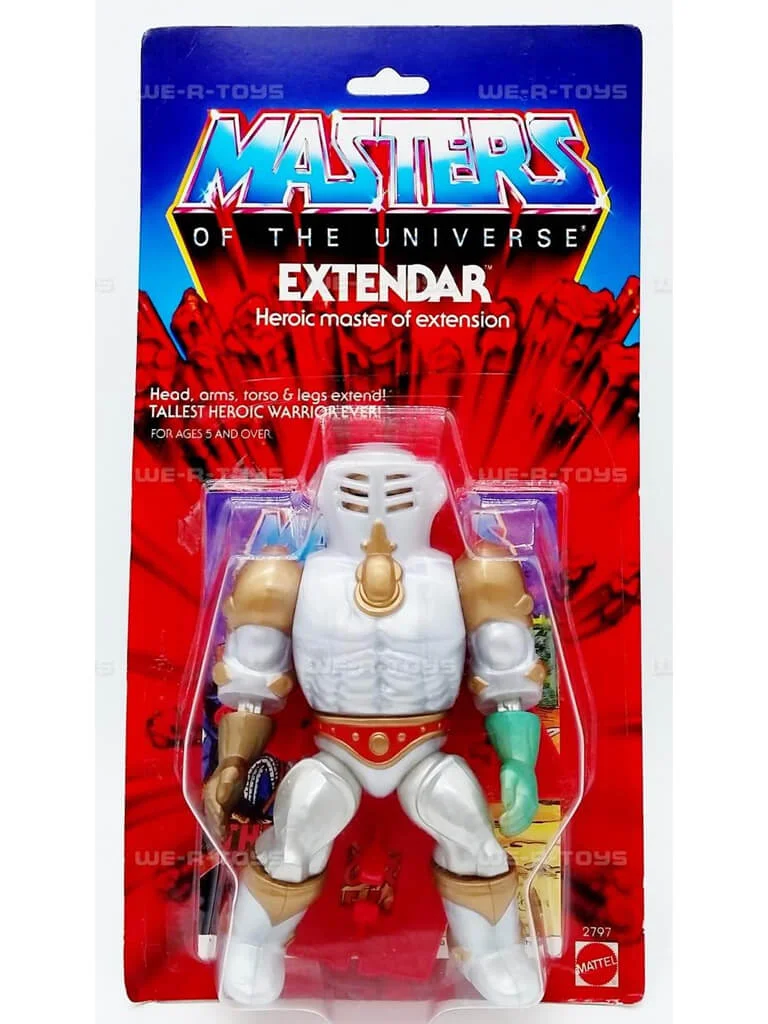 Extendar Vintage MOTU Figure on Card