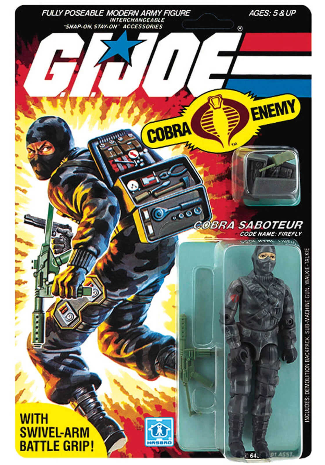 Firefly Vintage GI Joe Figure on Card