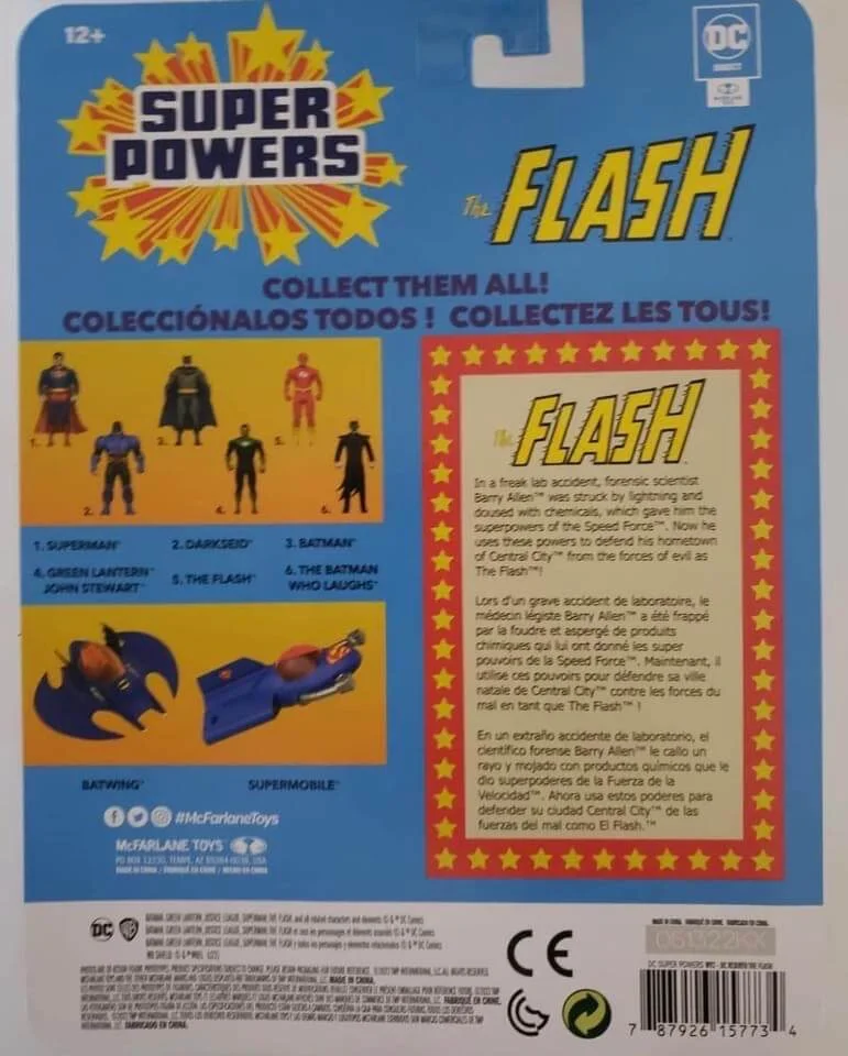 Flash DC Super Powers package back