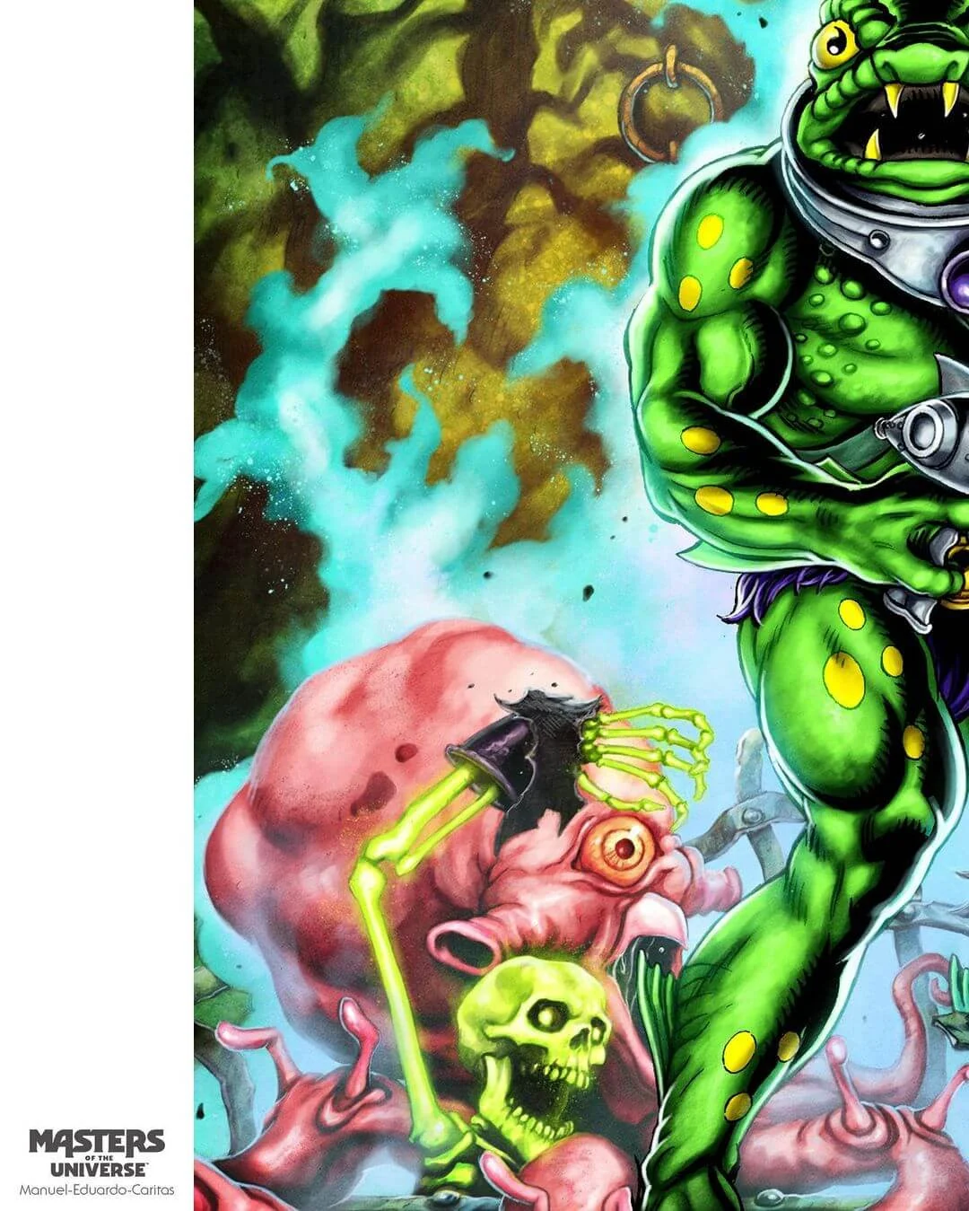 Frog Monger MOTU Origins Mattel Creations Card Back Art 2