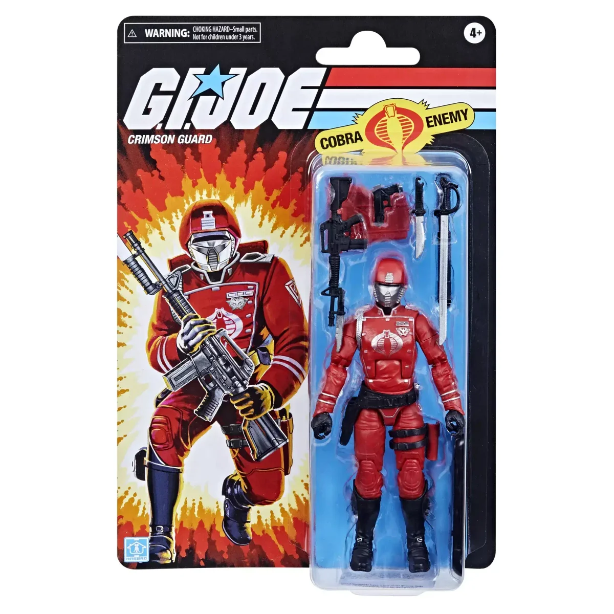 GI Joe Classified Crimson Guard Retro Card back front