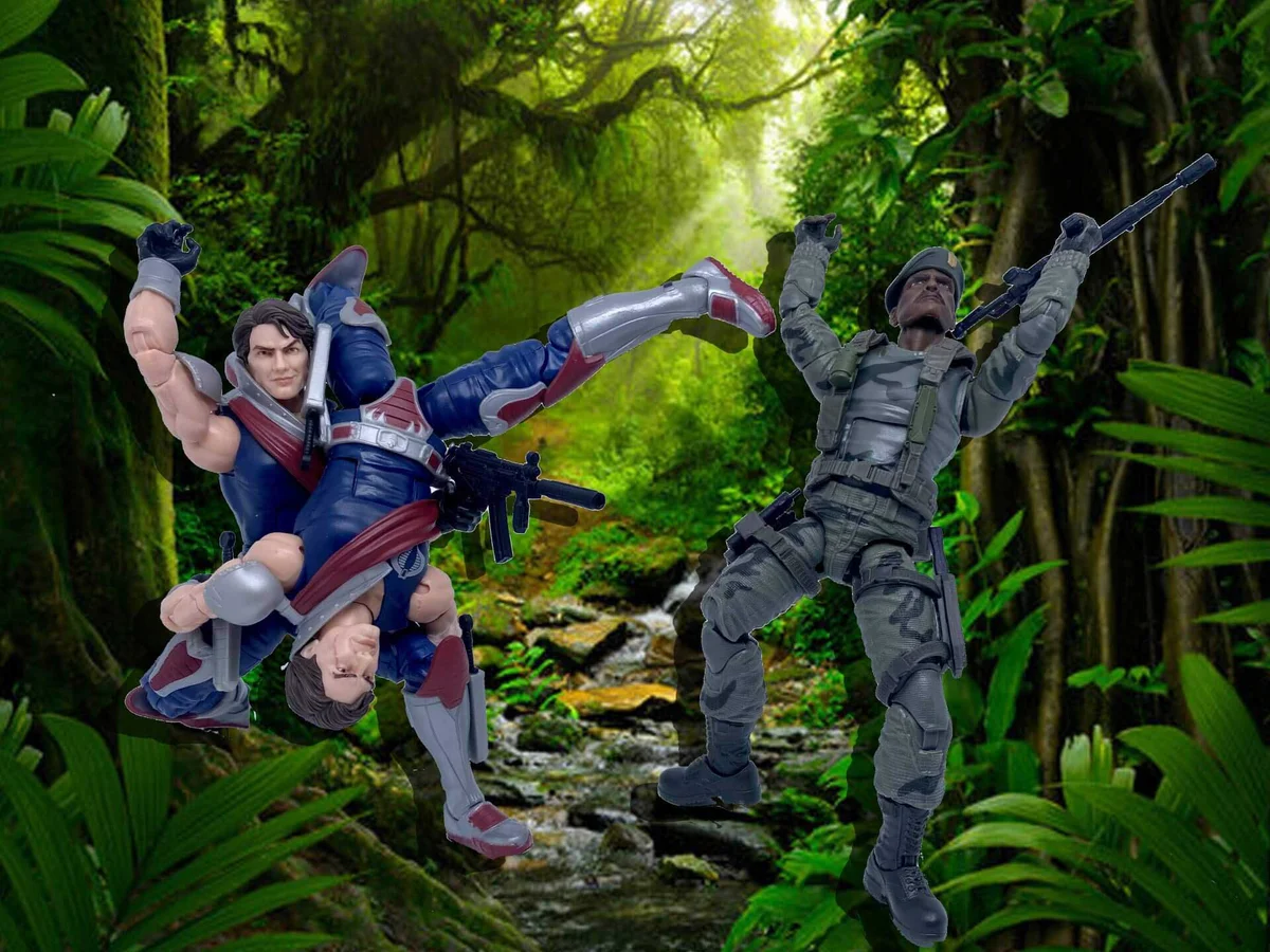 GI Joe Classified Tomax Xamot Stalker in the jungle