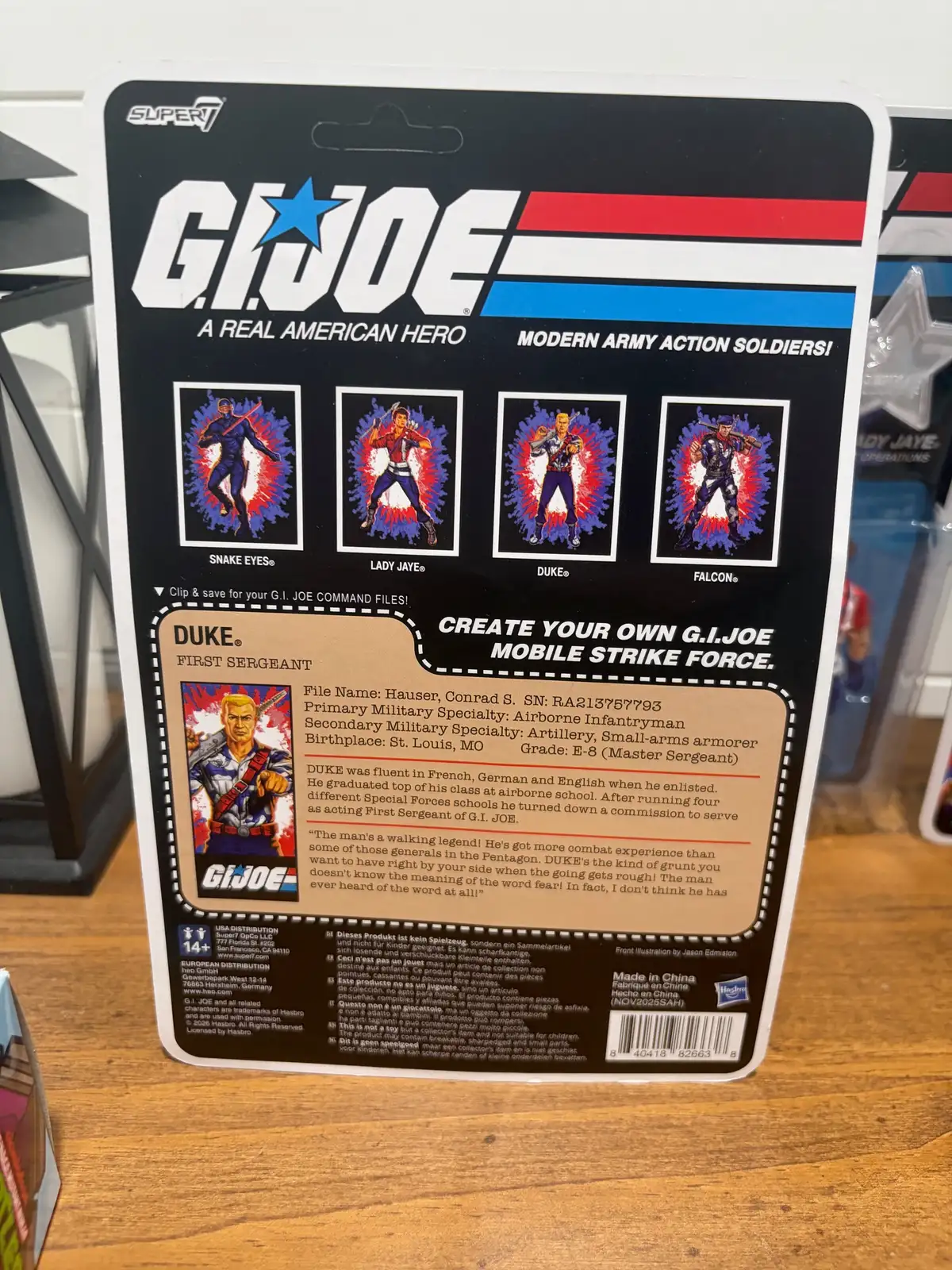 GI Joe ReAction+ Super 7 USA 250th Wave IH 5
