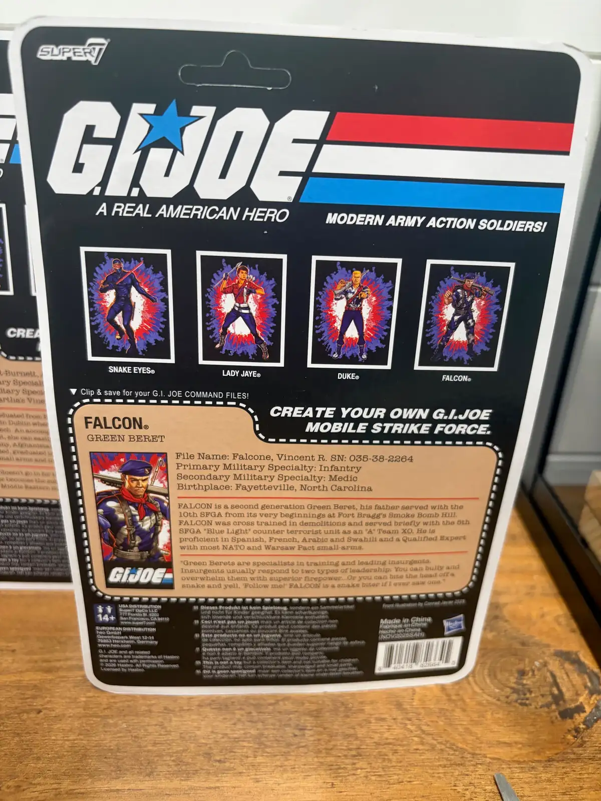 GI Joe ReAction+ Super 7 USA 250th Wave IH 7