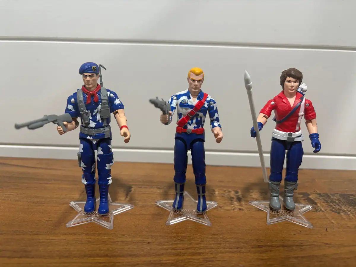 GI Joe ReAction+ Super 7 USA 250th Wave IH 8