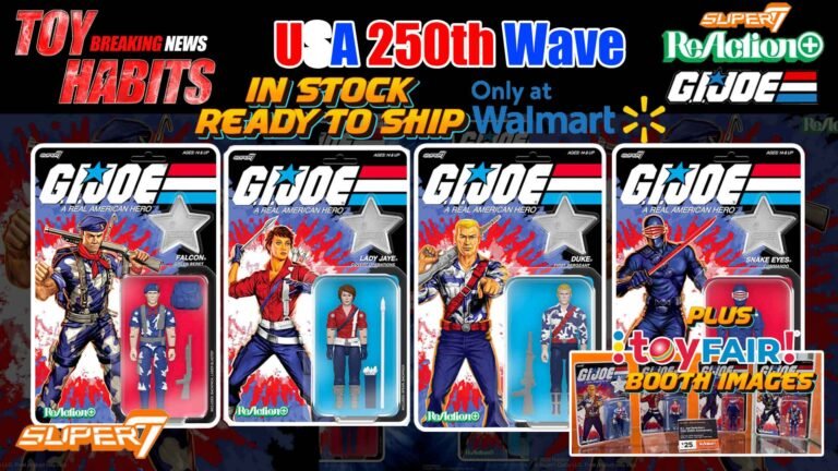 GI Joe ReAction+ Super 7 USA 250th Wave IN STOCK & Official Images