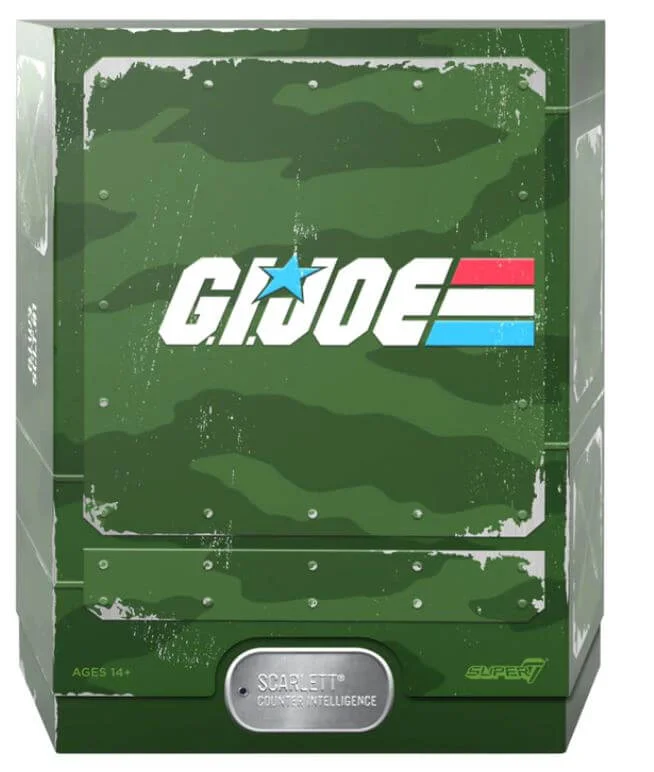 GI Joe Super7 Ultimates Scarlett Package GI Joe box Wave 3