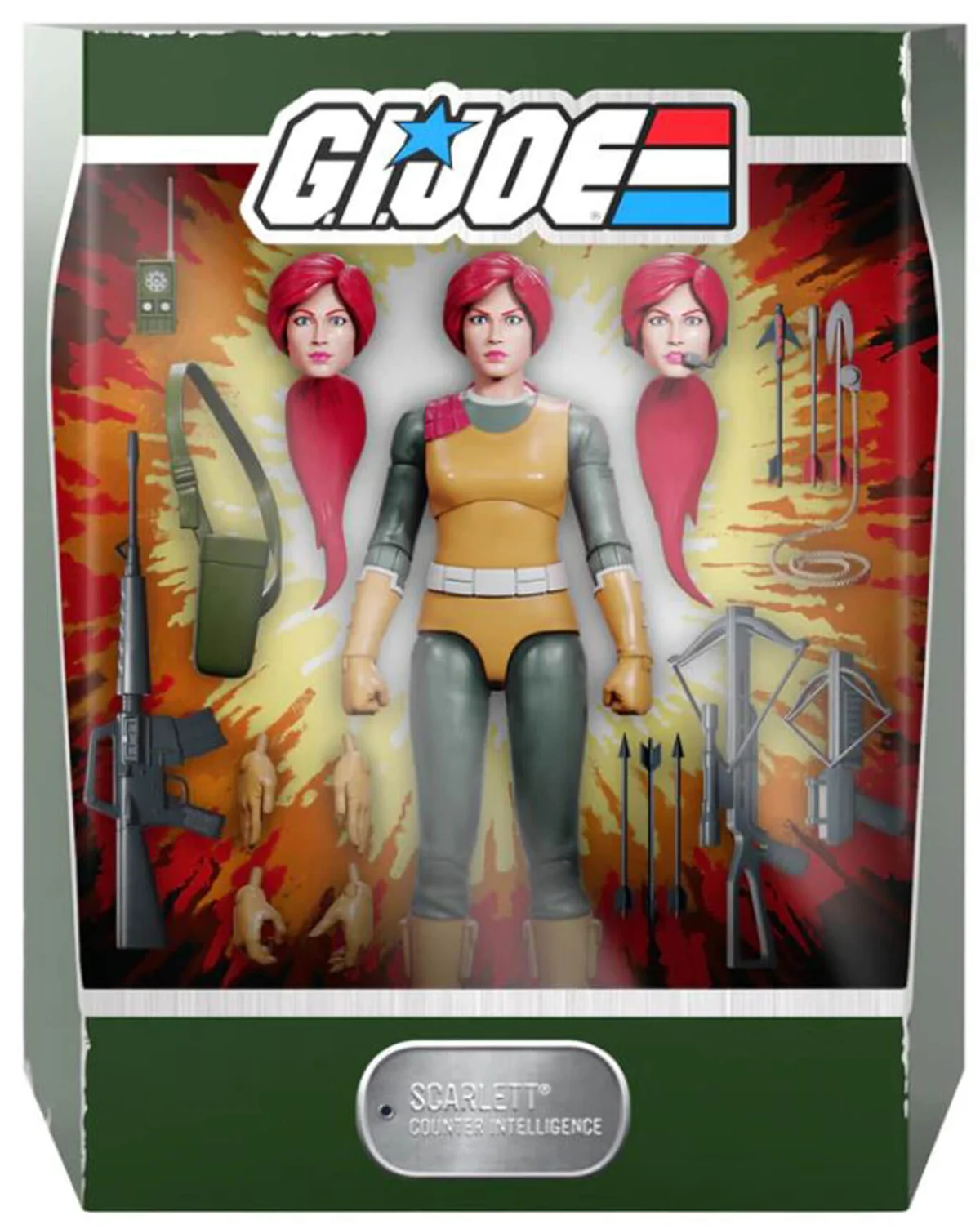 GI Joe Super7 Ultimates Scarlett Package Wave 3