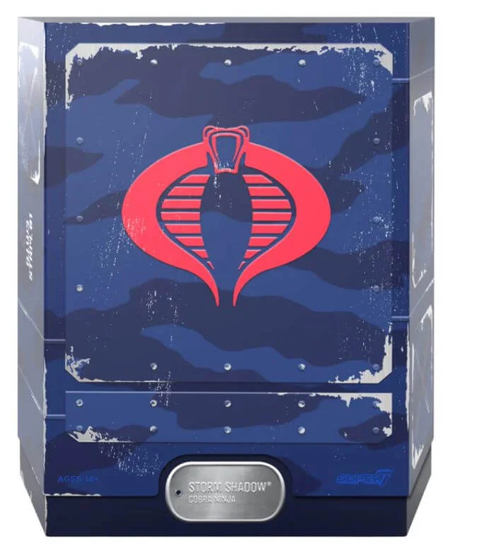 GI Joe Super7 Ultimates Storm Shadow Package Cobra box Wave 3