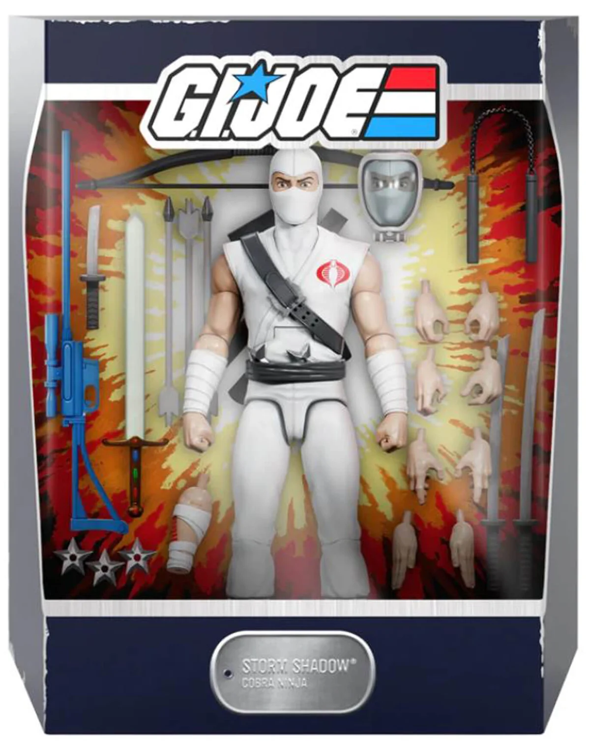 GI Joe Super7 Ultimates Storm Shadow Package Wave 3