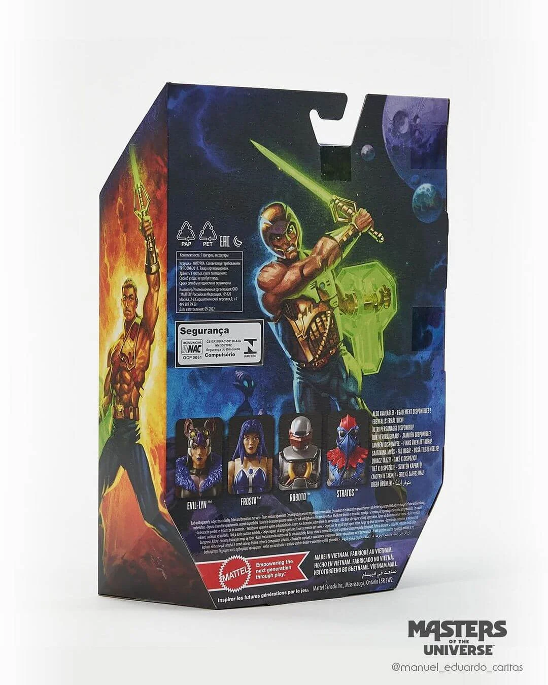 Galactic Protector He-Man Masterverse Package rear angle