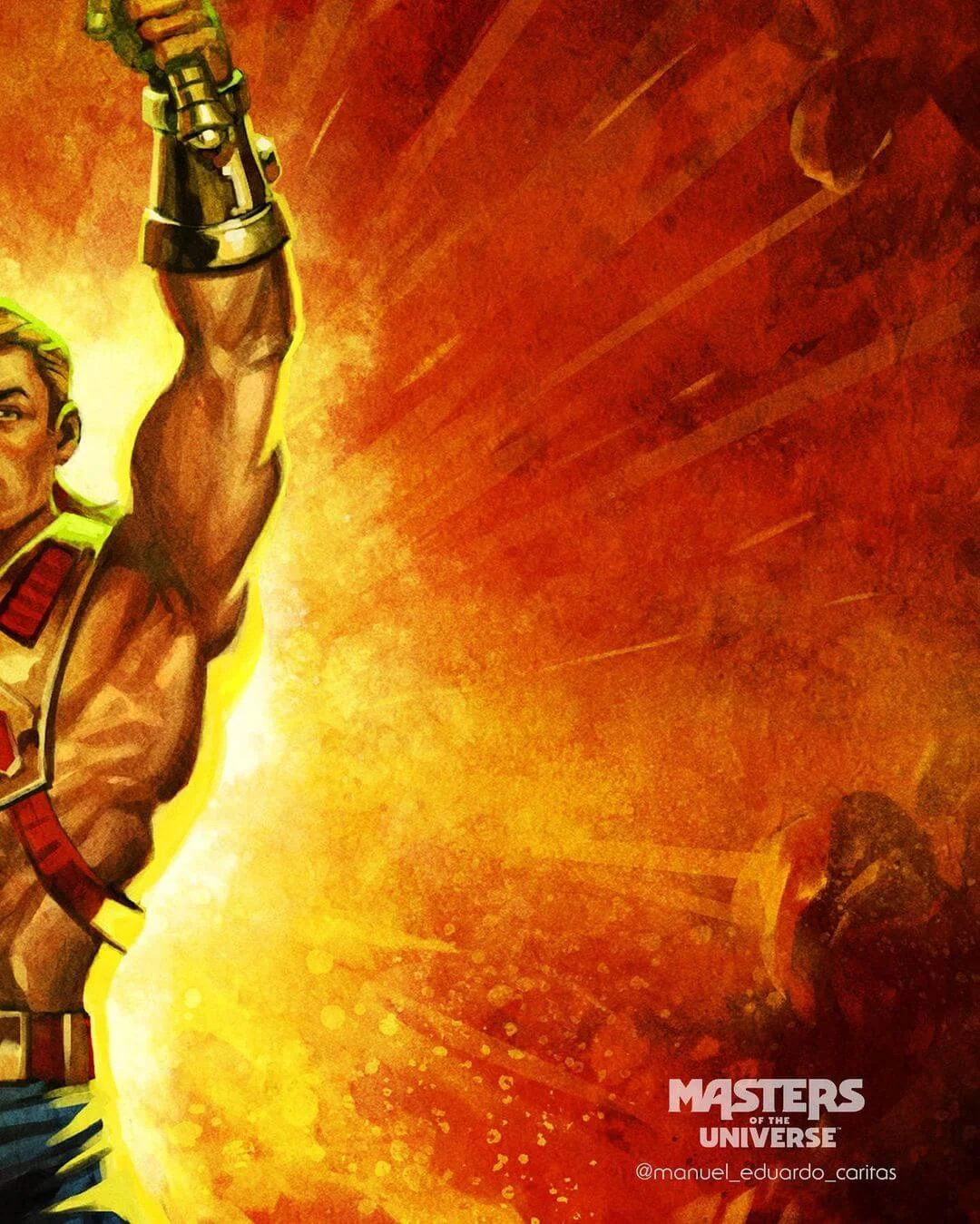 Galactic Protector He-Man Masterverse Package side artwork right