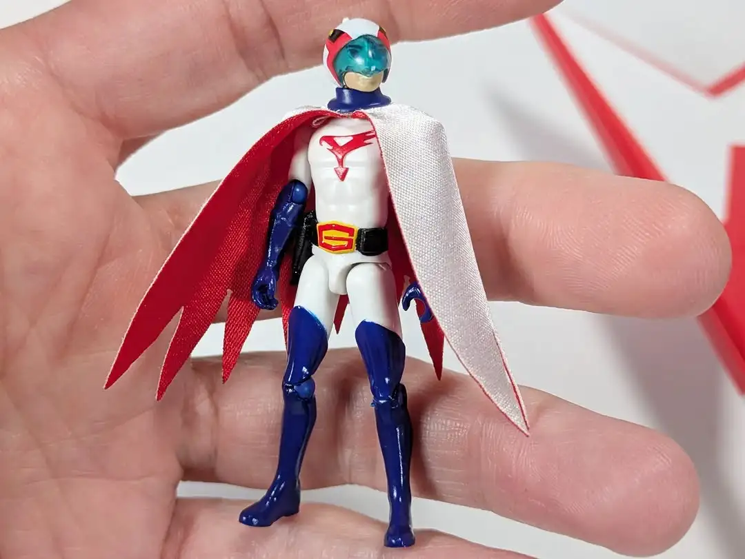 Gatchaman II G 1 Eagle Sharp with Ken the Eagle In Hand Images 10j