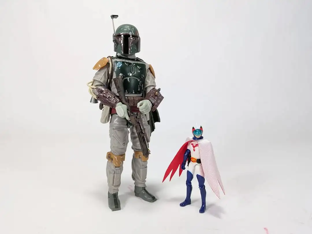 Gatchaman II G 1 Eagle Sharp with Ken the Eagle In Hand Images 14n