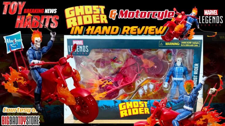 Ghost Rider Marvel Legends Ghost Rider & Motorcycle In Hand Review