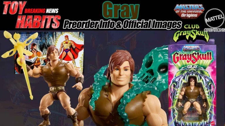 Gray MOTU Origins Mattel Creations May 2026 Exclusive Preorder and Official Images