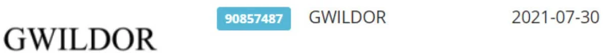 Gwildor Masters of the Universe Trademark Renewal