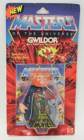 Gwildor Vintage Masters of the Universe Figure on Card