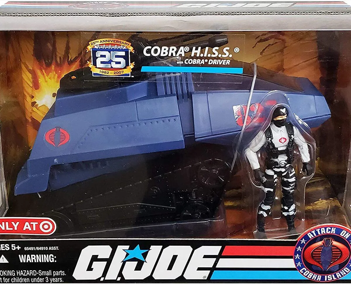HISS Tank (Blue & Driver) GI Joe 25th Anniversary 2008 Wave Target