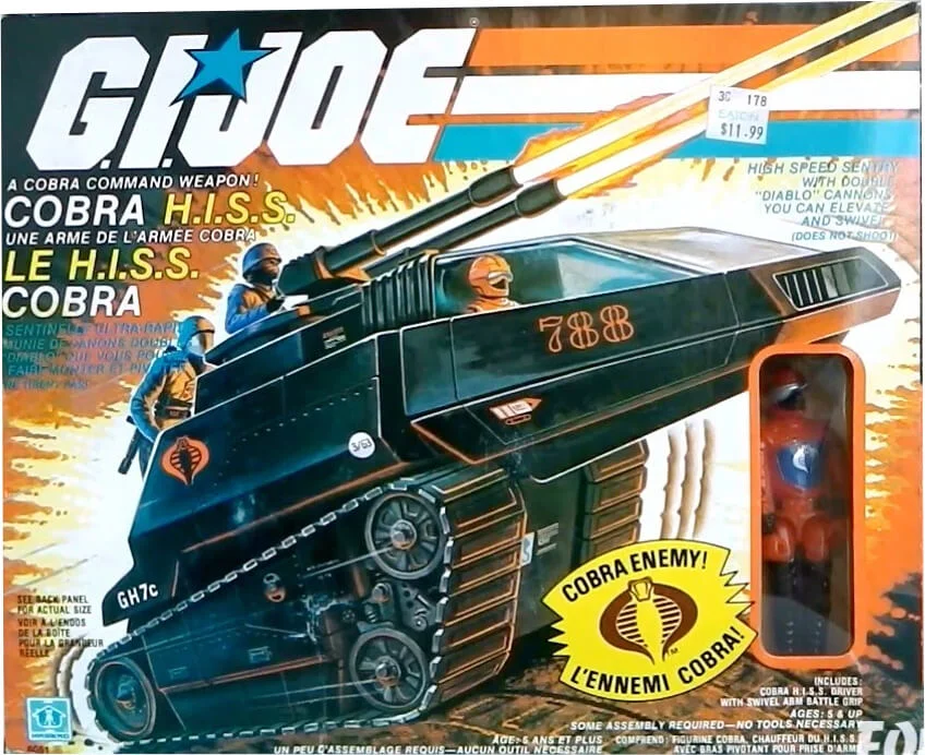 HISS (Tank) GI Joe ARAH 1983 Wave 2