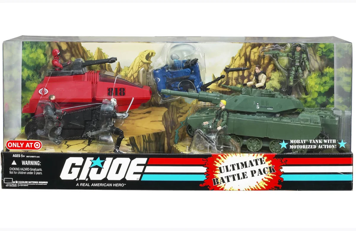 HISS Tank (Red & Driver) & Mobat Ultimate Battle Pack GI Joe 25th Anniversary 2008 Wave Target