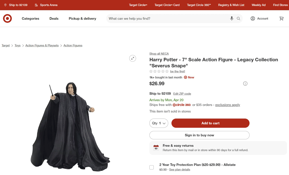 Harry-Potter-Severus-Snape-NECA-Target