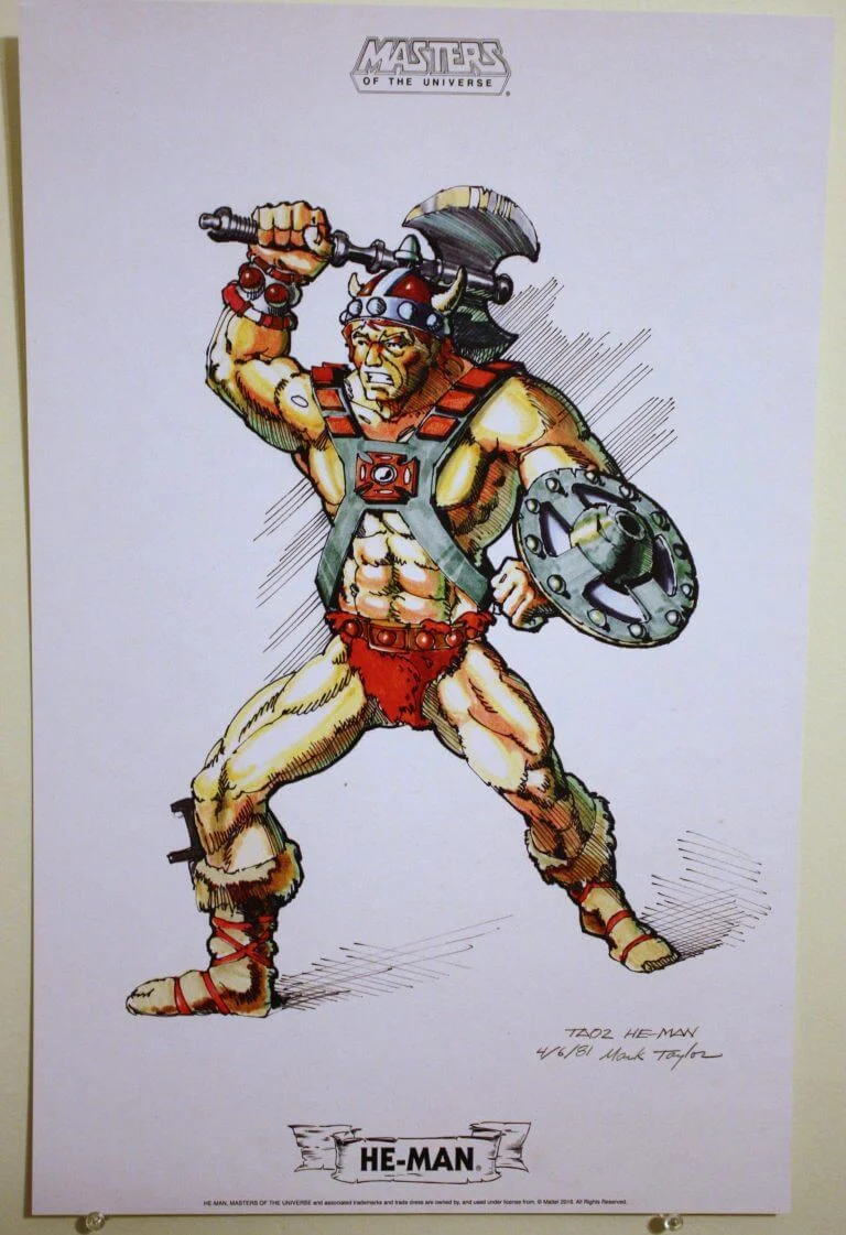 He-Man Masters of the Universe New Eternia Concept Color Render