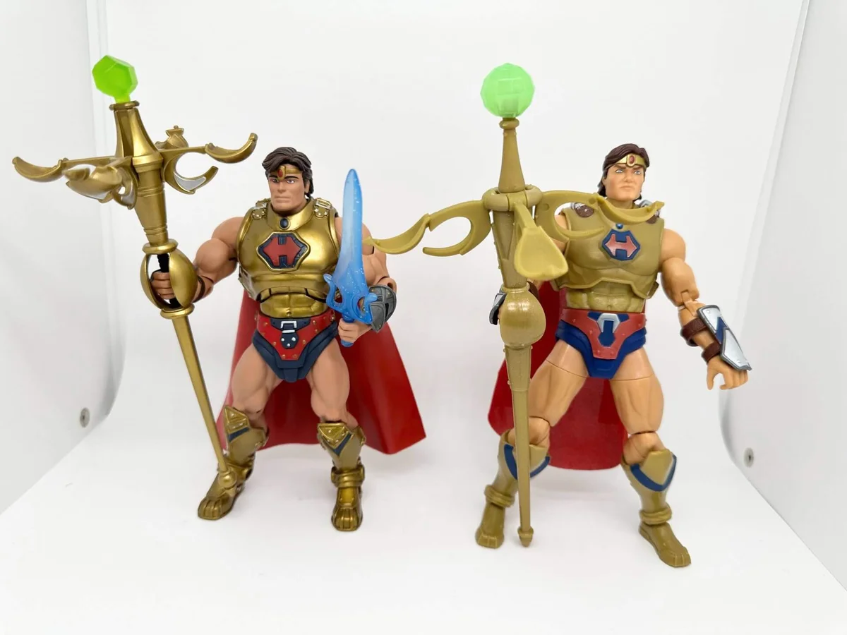 He-Ro Masters of the Universe Revelation Masterverse MOTU Classics Comparison Front