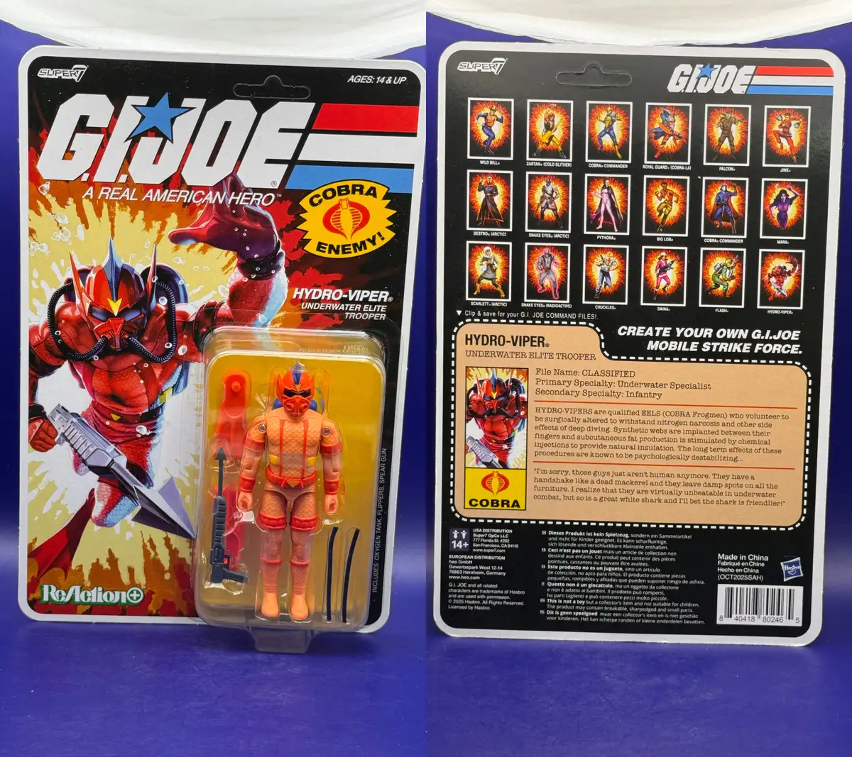 Hydro Viper GI Joe Super7 ReAction+ Wave 7 Review 3
