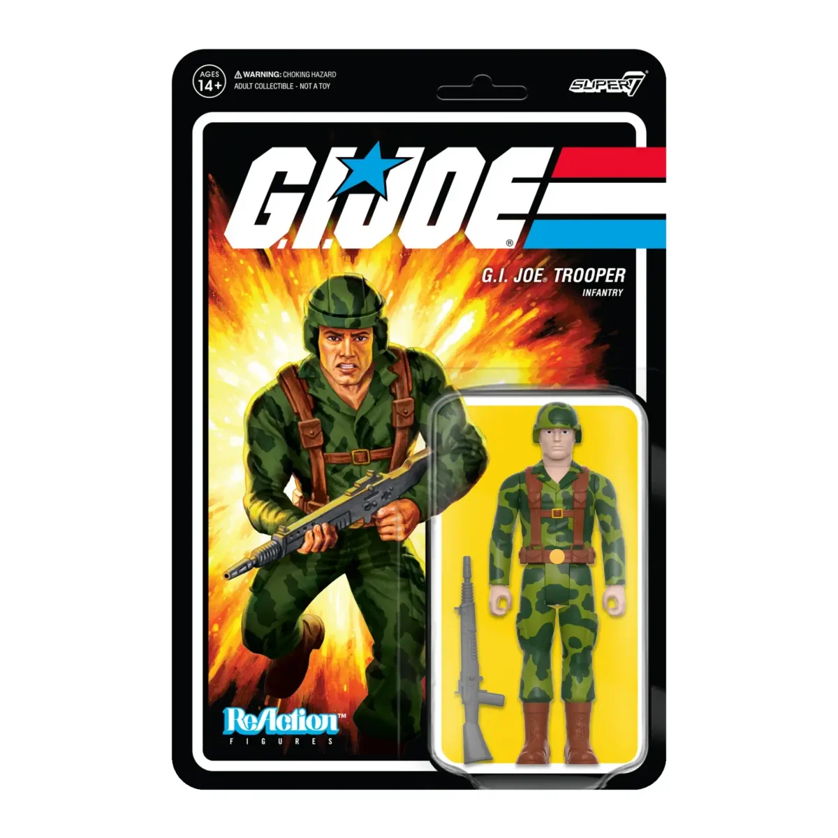 Joe Camo Greenshirt Pink M16 GI Joe Super7 Reaction Wave 4