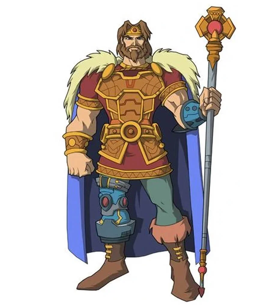 King Randor MOTU 200x Animated Cartoon