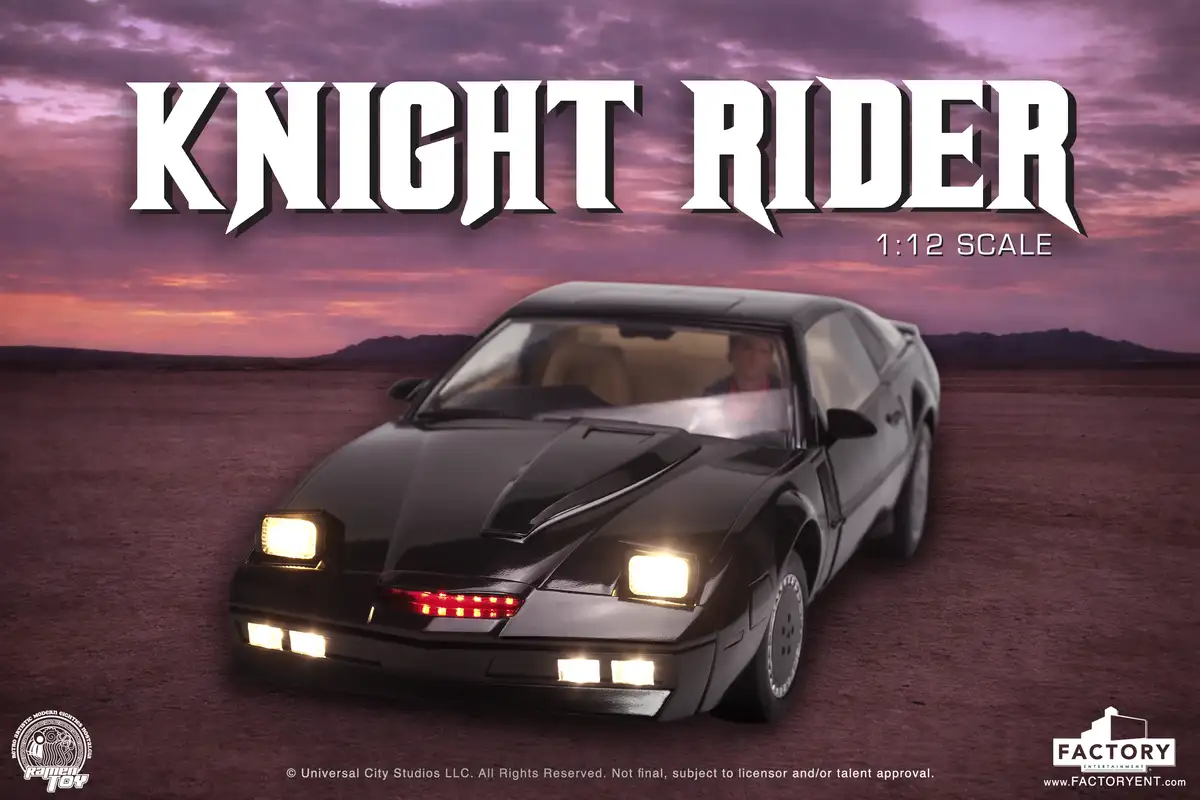 Knight Rider Twelfth Scale SPM KITT with Michael Knight by Ramen Toy 10