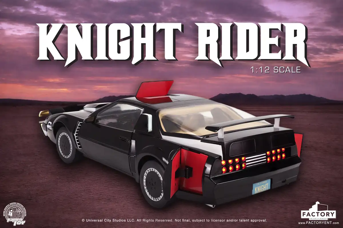 Knight Rider Twelfth Scale SPM KITT with Michael Knight by Ramen Toy 2