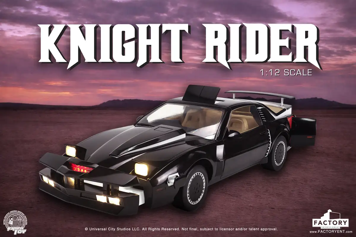 Knight Rider Twelfth Scale SPM KITT with Michael Knight by Ramen Toy 3