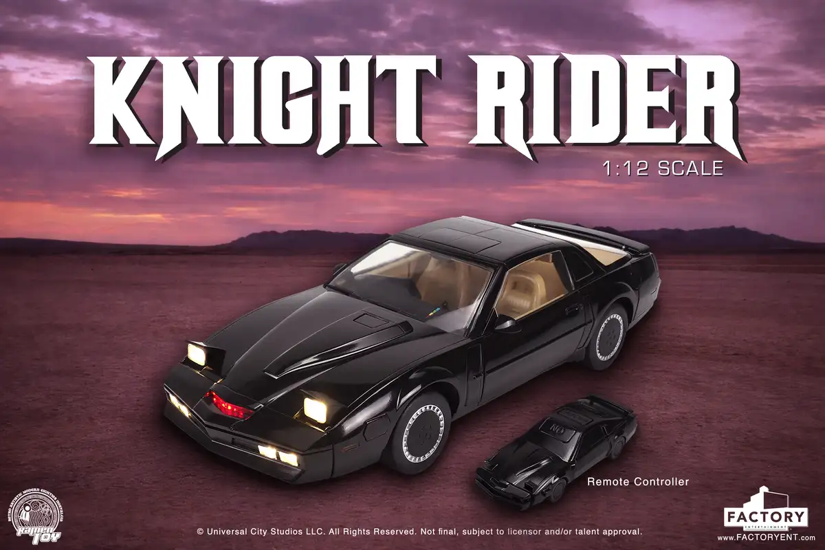 Knight Rider Twelfth Scale SPM KITT with Michael Knight by Ramen Toy 4