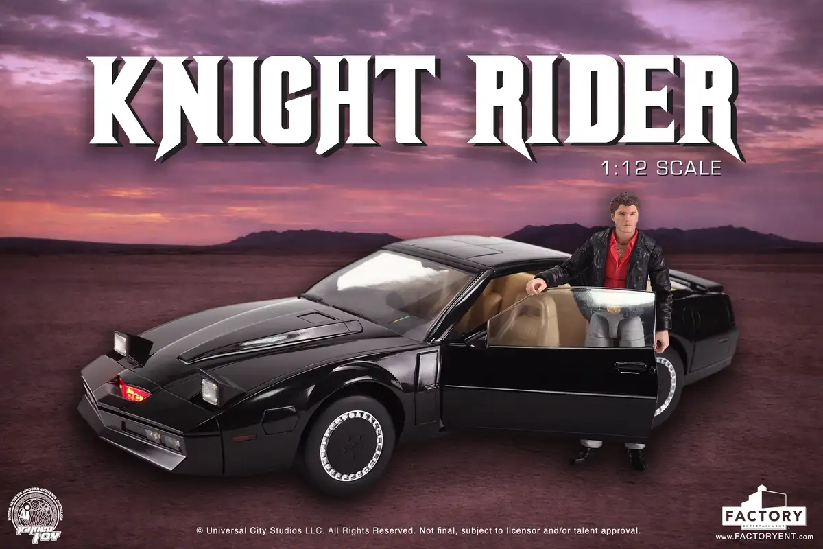 Knight Rider Twelfth Scale SPM KITT with Michael Knight by Ramen Toy 5