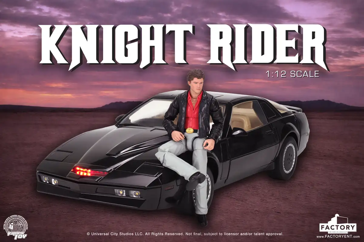 Knight Rider Twelfth Scale SPM KITT with Michael Knight by Ramen Toy 6