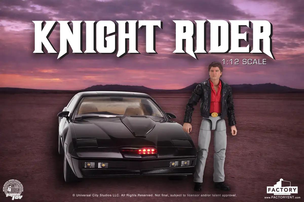 Knight Rider Twelfth Scale SPM KITT with Michael Knight by Ramen Toy 8