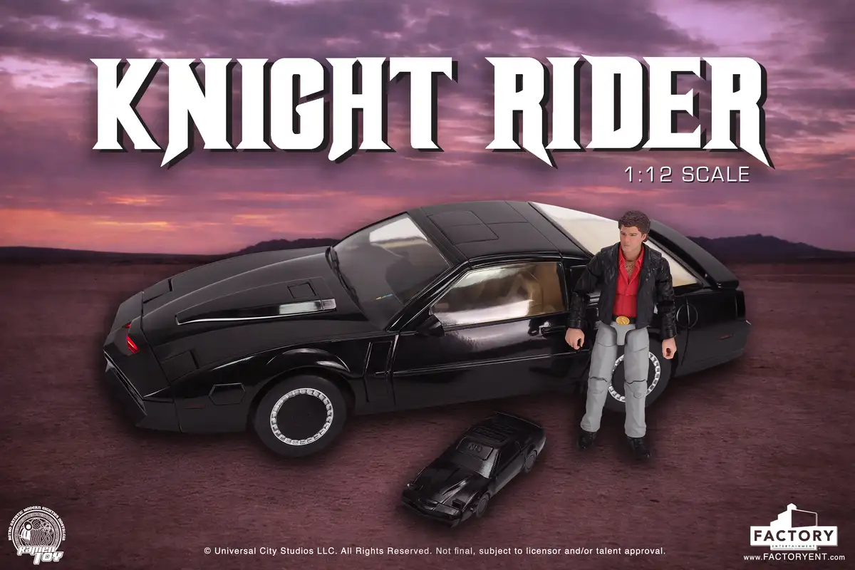 Knight Rider Twelfth Scale SPM KITT with Michael Knight by Ramen Toy 9