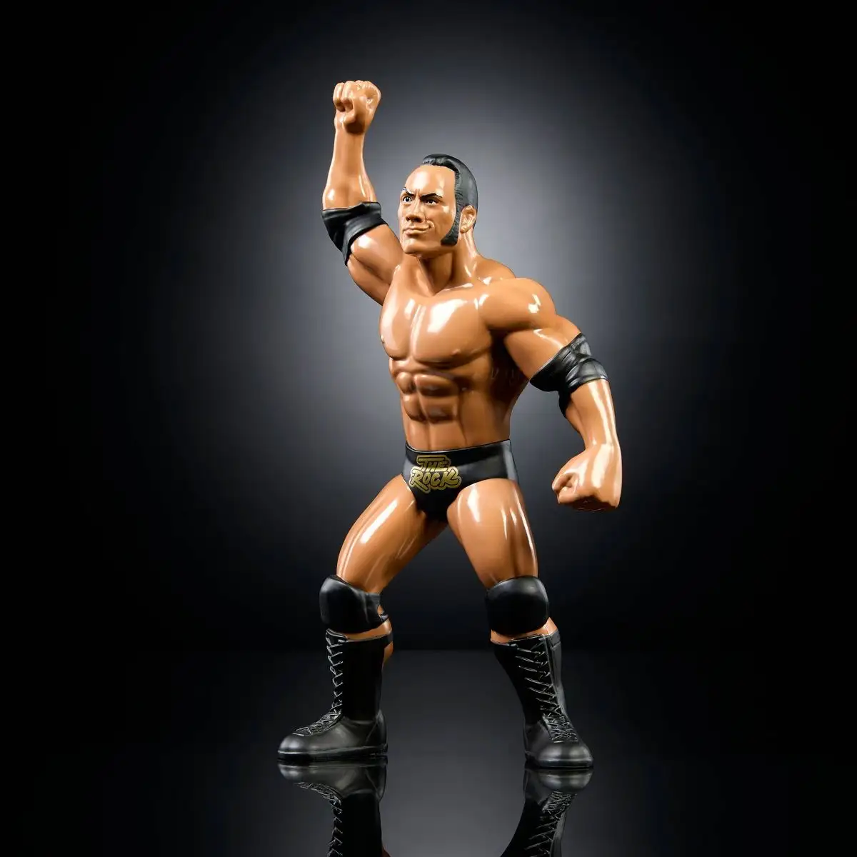 LJN WWE Superstars The Rock Action Figure, 1980s Retro 8  Collectible Toy 04