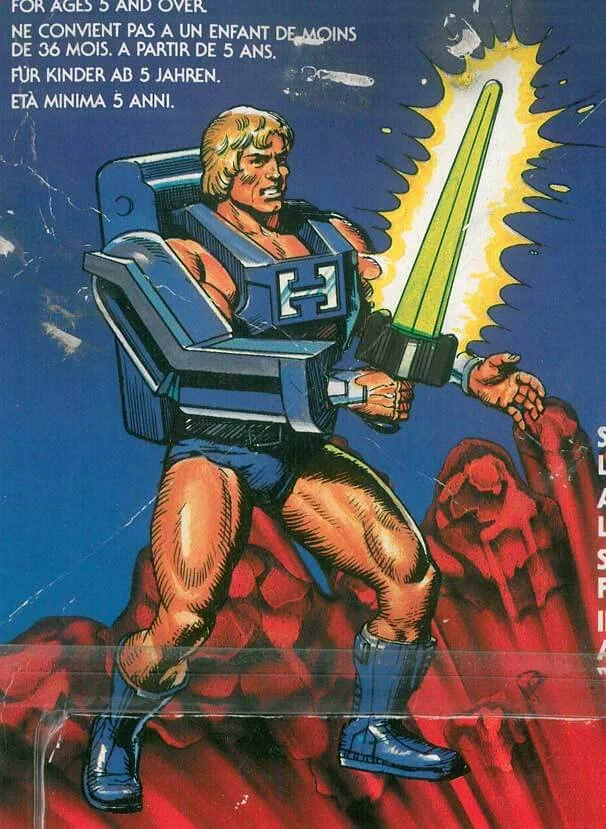 Laser Power He-Man Vinatge artwork