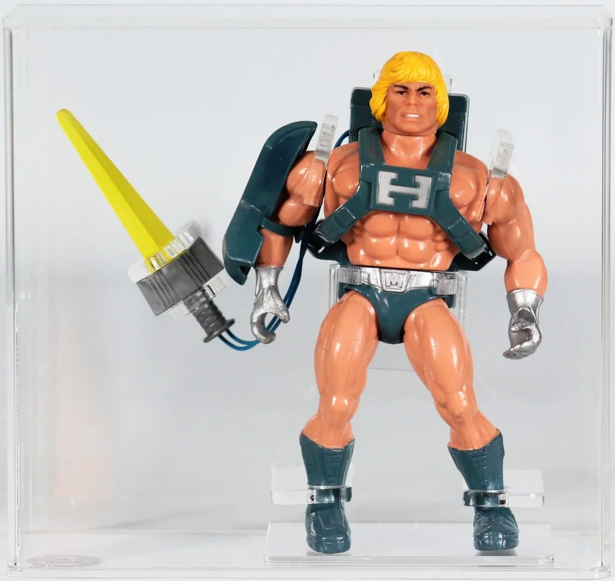 Laser Power He-Man Vinatge classic head collector's archive